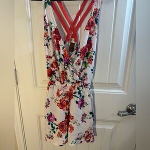 Floral Romper size small